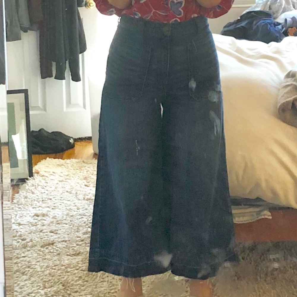 Free People high-rise wise-leg jeans